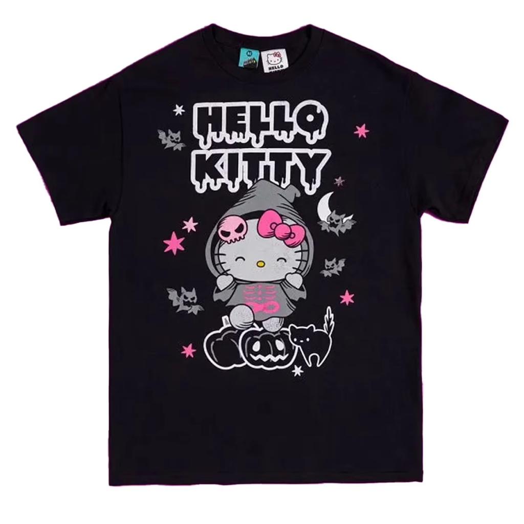 Print Unisex Y2K Casual Tee 2026 Summer Grim Reaper  Tshirt High Quality 100 Cotton Halloween
