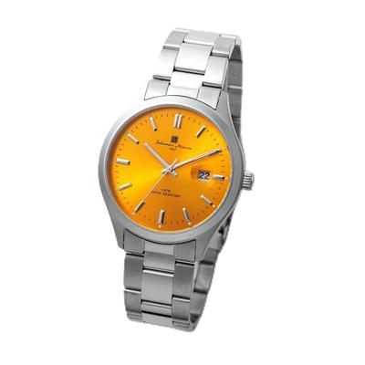 Analoge Uhr Schlicht Beliebt Ranking Business Wasserdicht Armbanduhr mit Stoff YE [Salvatore Marra] Herren Herren [Produkt]