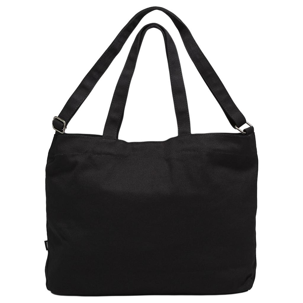 New Vans Cotton Tote Bag, Shopping Bag, Shoulder Bag, Crossbody Bag, Handbag Regular Unisex Black VN000HE9BLK