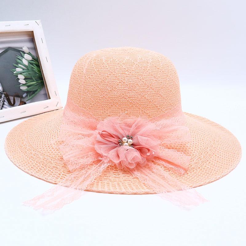 New Straw Hat Women's Outdoor Sunshade Sunscreen Hat Big Brim Trendy Vacation Beach Hat Breathable Cool Hat