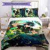 Kinich 3pcs Bedding Set Duvet Cover Closure Includes 1 Duvet Cover & 2 Pillowcases for All Seasons Bedroom Home Dorm Decor