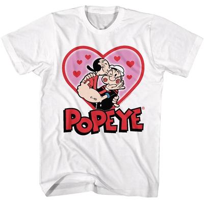 Popeye & Olivia Öl Küssendes Herren T-Shirt