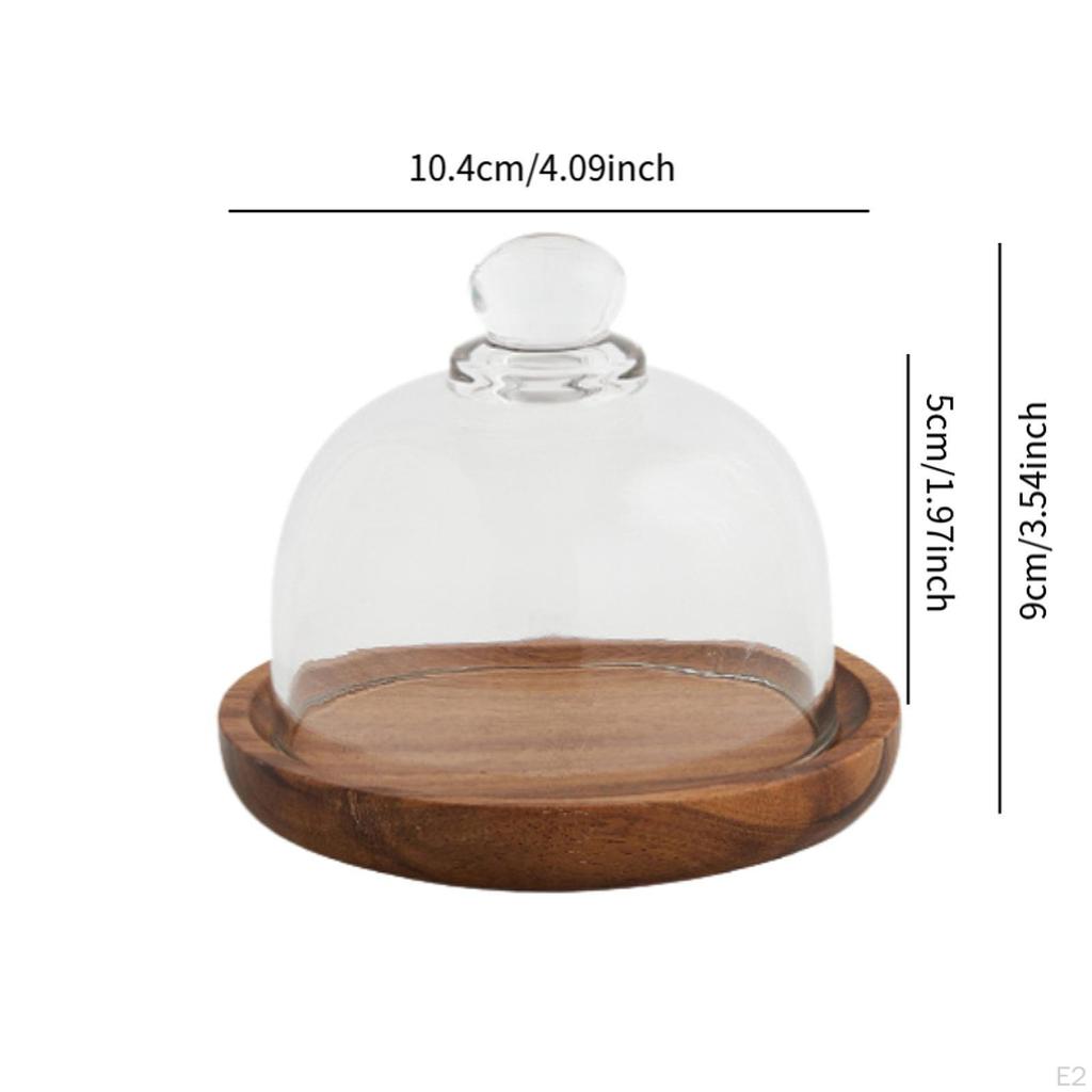 Stojan na dort s kupolovým podnosem na servírování dezertů k narozeninám