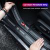 Carbon Fiber Protective Stickers for Car Door Sill Side Anti Step Bumpers For Hilux Aygo Yaris Ractis Corolla Camry CHR