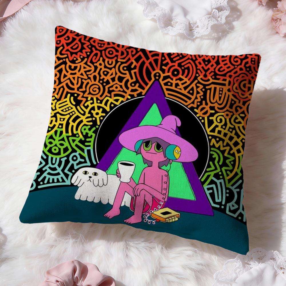 The M-Midnight Gosple Cushion Cover Premium Comfort Reversible Pillow Cove -Two in One Design for Any Room & Car Interior