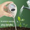 White Round Head 2-in-1 Soil Moisture Meter for Gardening