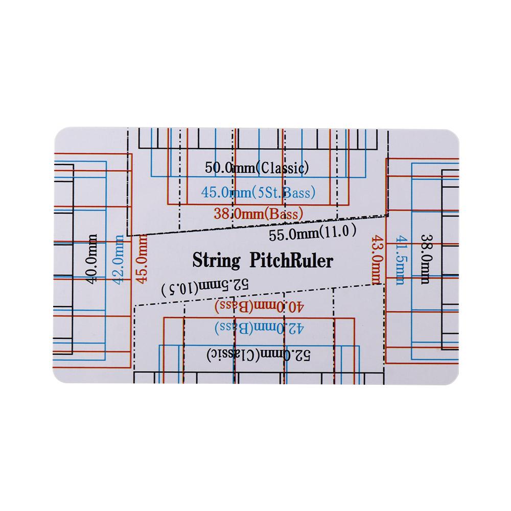 Gitar Telleri Gitar Cetveli Luthier Aletleri Aksiyon Ölçer Cetvel Tel Aralığı Cetveli Ukulele Bas