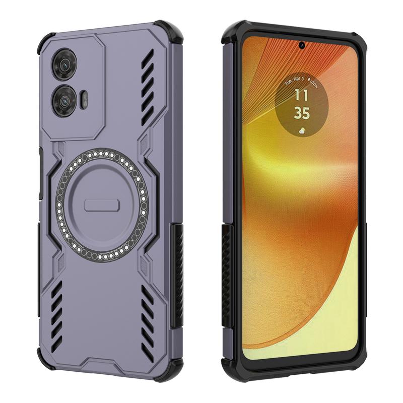 For Motorola Moto G34 Case Moto G34 Cover Heat Dissipation Magnetic Wireless Charging Protective Phone Cases On Moto G34 Funda