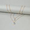 Gold-plated necklace, new crystal pendant, multi-layer fashion celebrity street shot sweater chain women