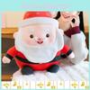 Cozy And Soft Santa Claus Stuffed Toy With Reindeer Snowman Decorative Pillow For Christmas Joy