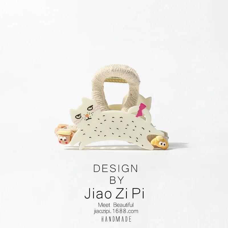 Sevimli Yavru Kedi & Köpekbalığı Saç Tokası: Basit Şekillendirme için Küçük, Çok Yönlü Tasarım