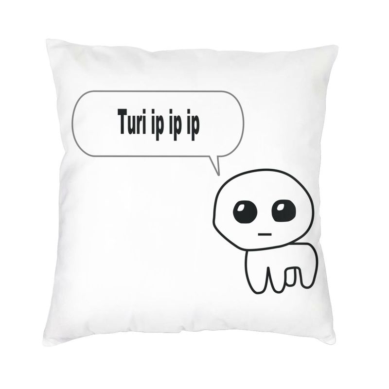 Yippee Autism Creature Cushion Cover Sofa Living Room Tbh Creature Square Throw Pillow Cover 45x45 30x30cm 12x12in