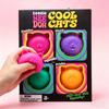 Schylling Cool Cat Squishy Παιχνίδια Αργής Ανάκαμψης Μπάλα Ανακούφισης Στρες Αισθητηριακά Fidget Παιχνίδια για Ενήλικες Παιδιά Αισθητηριακά Παιχνίδια κατά του Άγχους