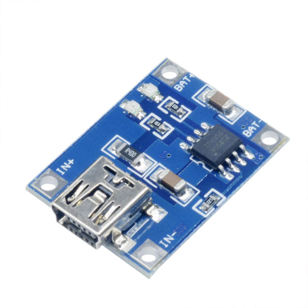 5PCS BMS 5V 1A 18650 Lithium Battery Charger Board Mini/Micro USB TYPE C Power Charging With Protection Functions