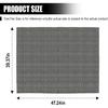 Car Roof Non-Slip Rug Pad, 47'' x 39.4'' Automotive Roof Carrier Bag Protective Mat, PVC Vehicle Cargo Bag Liner, Auto Roof Top Rack Accessories for