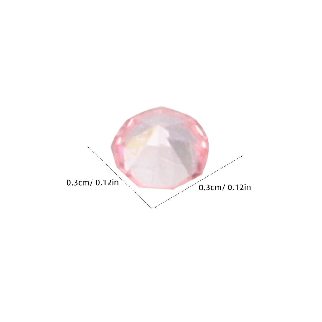 5000 Pcs Transparent Acrylic Rhinestones Pink Vase Filler Pointed Gems for Decorative Fillers Confetti Table Scatter Wedding
