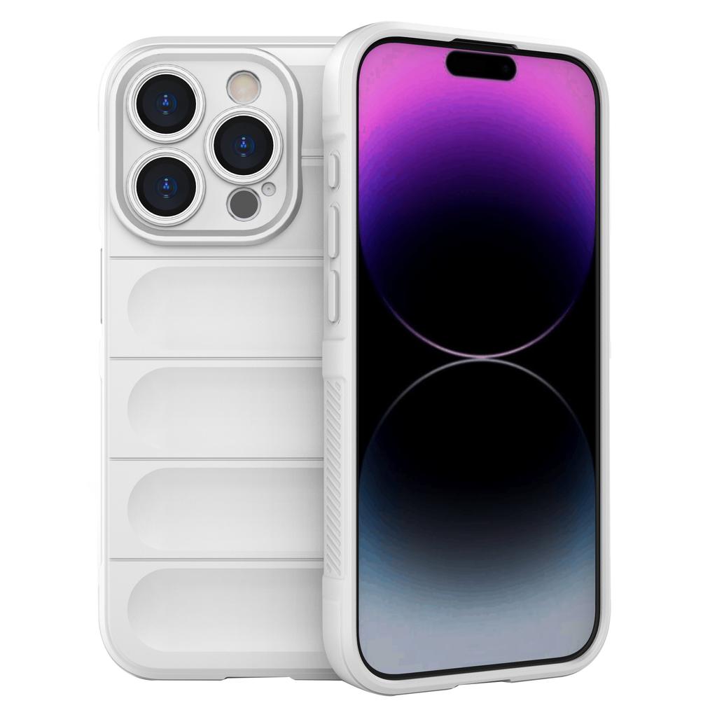 For iPhone 15 Pro Slim-Fit TPU Mobile Phone Case Anti-drop Rugged Cell Phone Back Cover