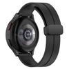 Compatible 20mm Magnetic Folding Buckle Silicone Watch Strap for Samsung Active2 (Fits 22mm Folding Buckle).