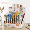 6-Color 0.7mm Ballpoint Pen Set for Drawing and Notetaking – Clickable Multi-Color Student Prize Stationery