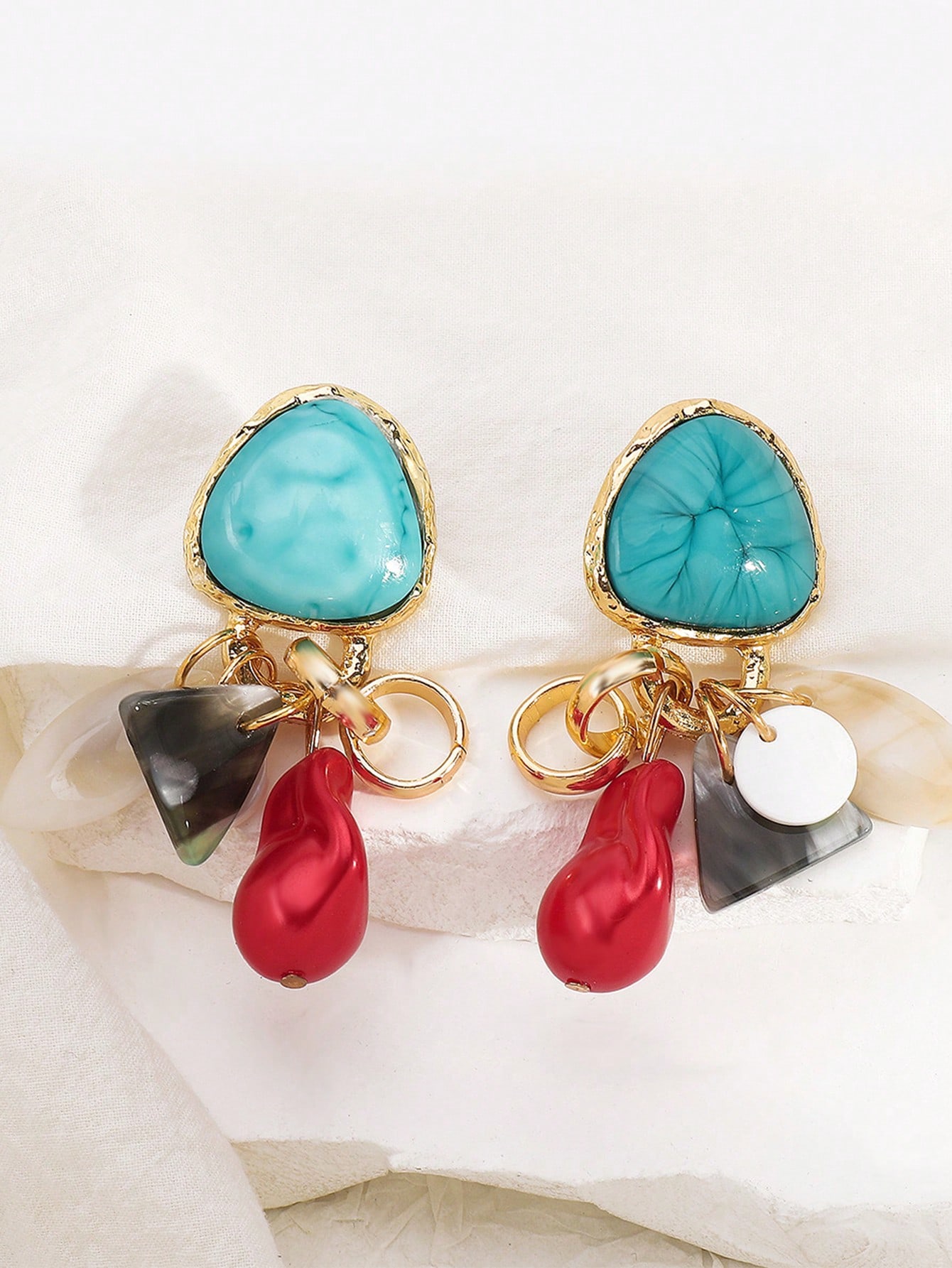 

Модные серьги-подвески для женщин разноцветный