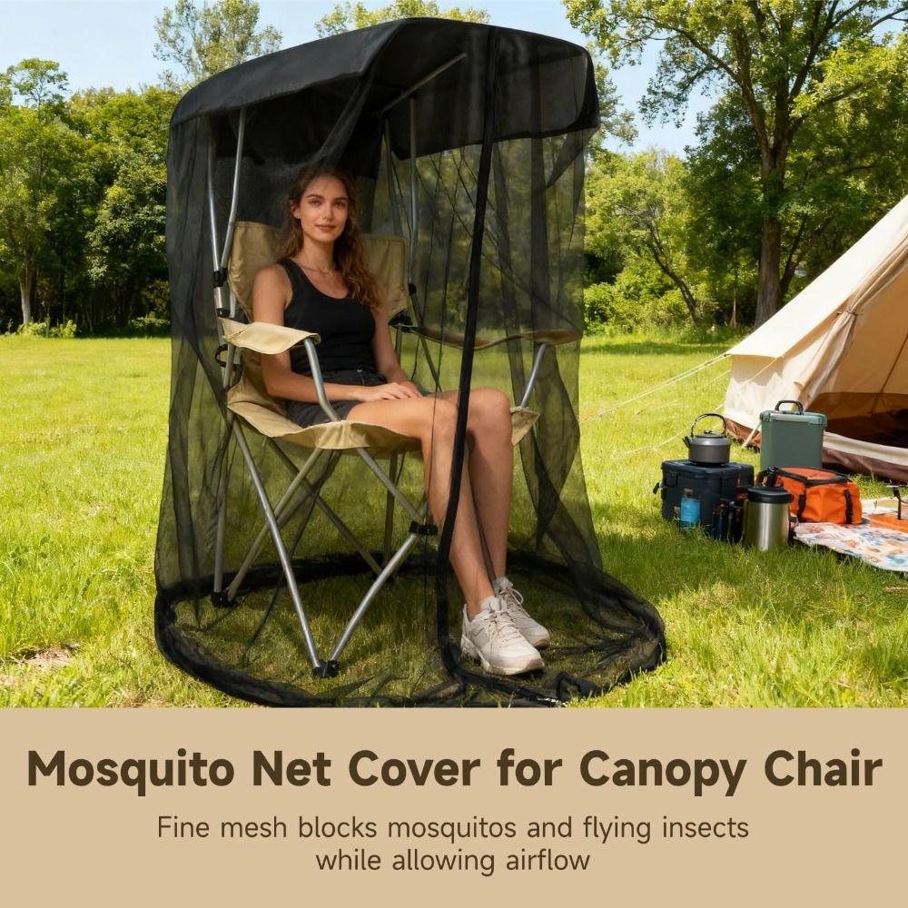 Waterproof Roof Mosquito Net Swing Rocking Chair Smooth Zipper Mesh Tent Netting  Fishing