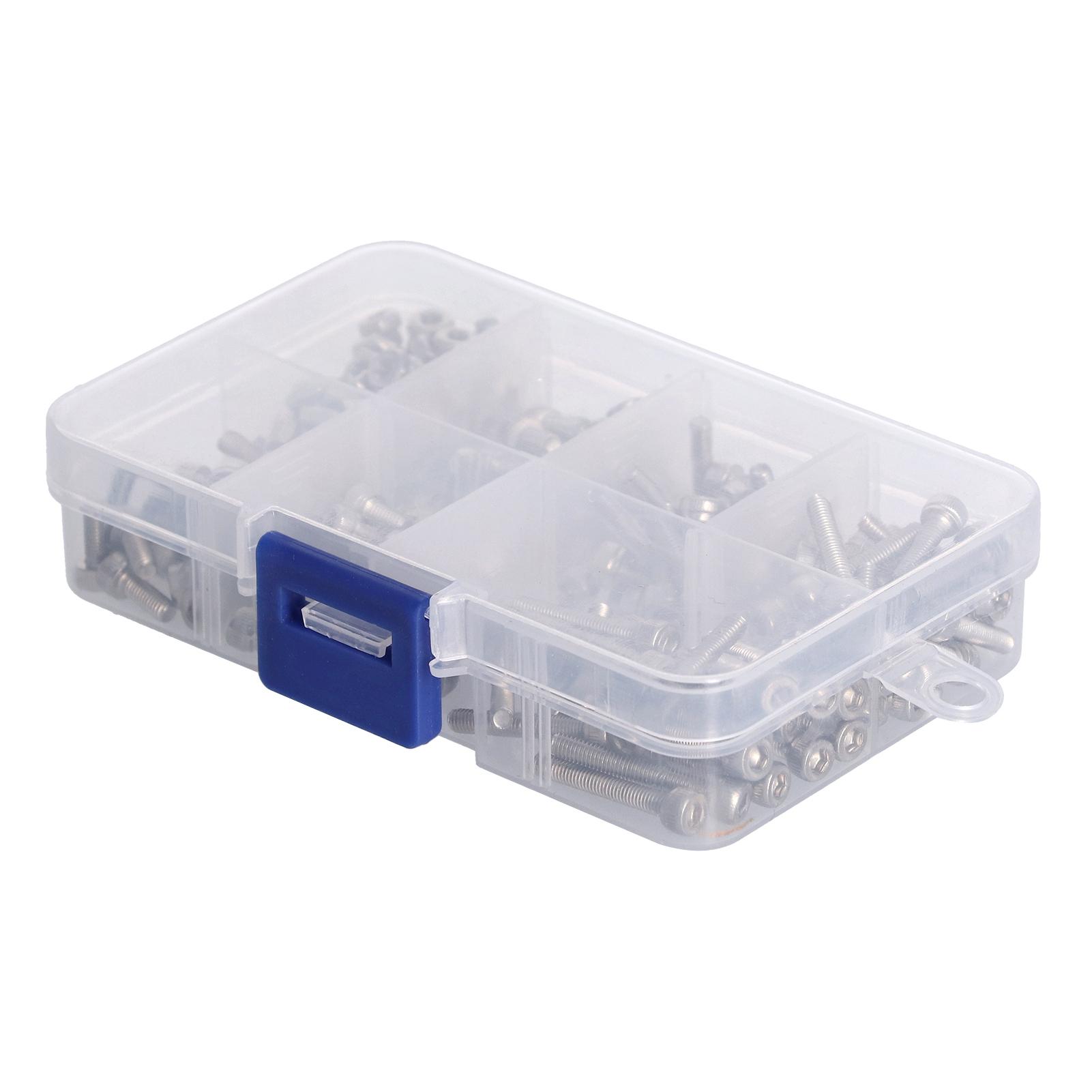 

Набор болтов и гаек, ассортиментный комплект, нержавеющая сталь 304, колпачковая шестигранная головка, крепеж, метизы M3