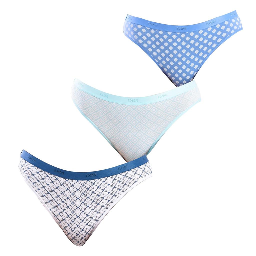Pack of 3 Stretch Cotton Briefs D4C17 for Women