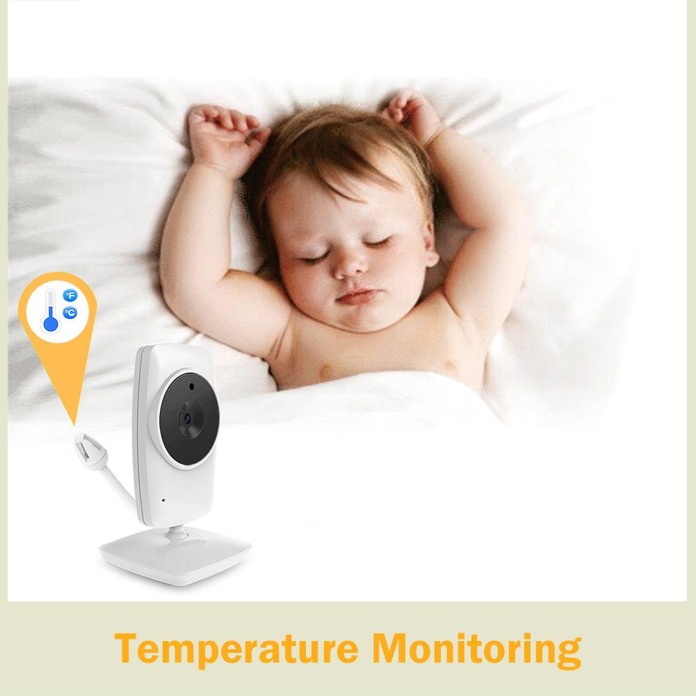 SM32 2.4G Wireless Baby Monitor with Camera IR Night Vision Babyphone Temperature Crying Monitoring Video Recording Nanny Care