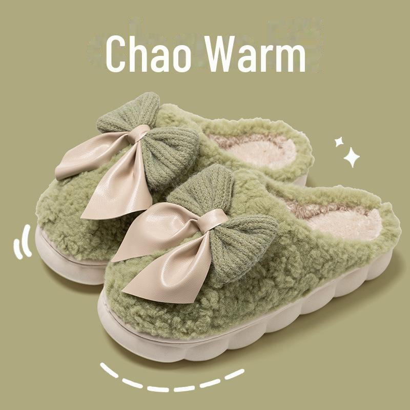 

Женские и мужские хлопковые тапочки в горошек: Уютная домашняя обувь для осени и зимы 38-39 (Runs Small) зелёный