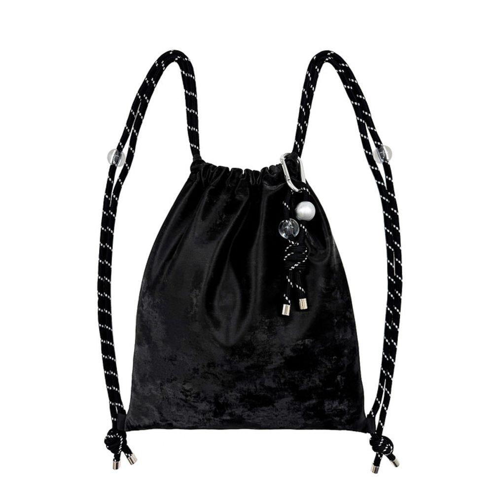 OTHER-worldly Rope Keyring [Clear & Silver Beads]