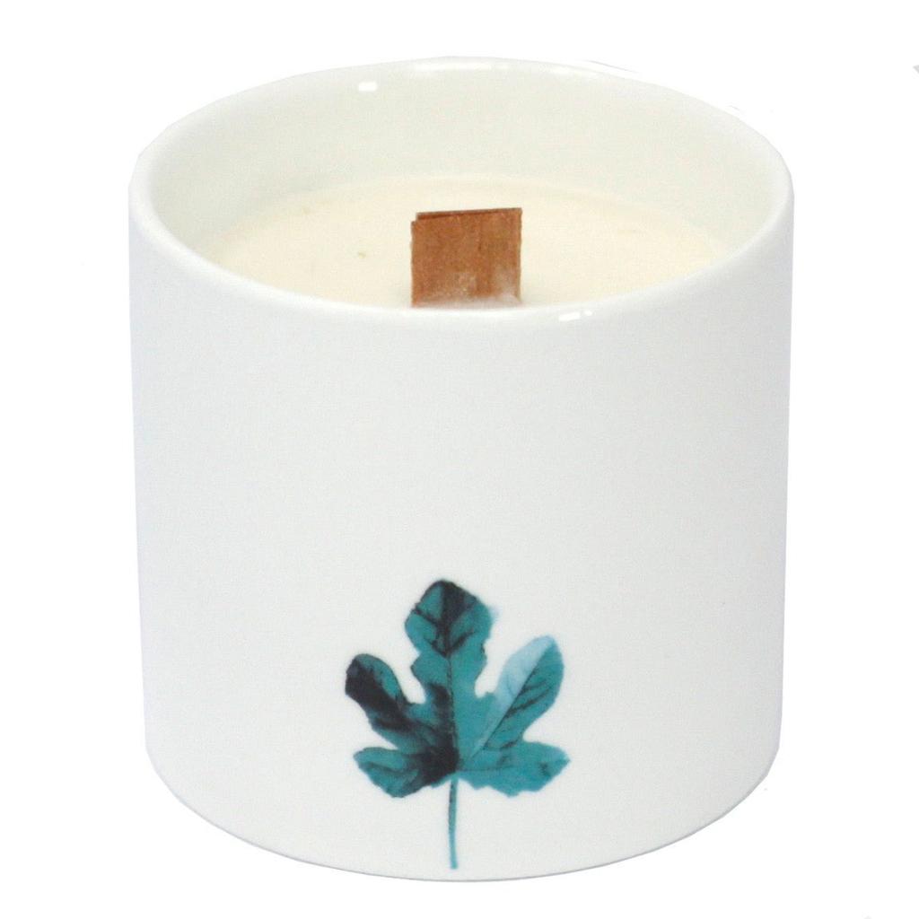 Wild Jasmine Scented Candle Soy Wax Wooden Wick