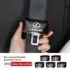 Car Seat Belt Buckle Cover Leather Protector Anti-collision Case For Lexus RX350 IS250 IS200 GS300 LX570 RC350 UX250h ES350