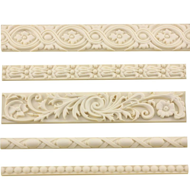 DIY Baroque Relief Border Cake Mold Silicone Cake Decorating Fondant Tools Chocolate Candy Mold Cake Decorating Fondant Tools