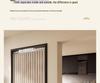 Premium Imitation Linen Door Curtain for Bedroom, Kitchen, and AC Shading
