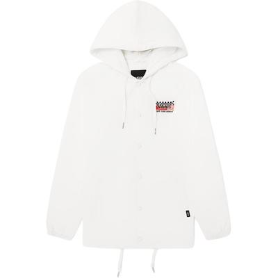 Vans White Red Checkerboard Utility Mountain Jacket Unisex Jacket VN0A4URAWHT