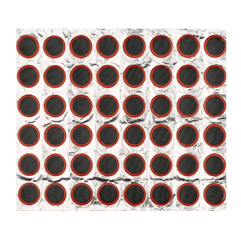 Bicycle Flat Tire Repair Kit Tool Set 48pcs Portable Rubber Fetal Repair Tools Bike Inner Tube Puncture Patch Repair Tools