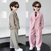 Boys' Spring Casual Suit Set - Formal Page Boy & Piano Performance Wear