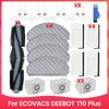 AEE4-Für ECOVACS DEEBOT T10 Plus Roboterstaubsauger Hauptseitenbürste HEPA-Filter Wischlappen Staubbeutel Ersatzteile