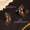 Middle Aged Earrings High Quality Small Fragrance Colorful Treasure Clown Fish High-end Feeling Old Money Style Personalized Antique Jewelry