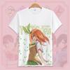 Vintage Washed The Quintessential Quintuplets Nakano Quintuplets Rom Com Anime Graphic T-shirt Men Printed Tee Summer Fashion Clothing Tops Streetwear