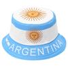 Comfortable Breathable Polyester Fisherman Hat Flag Print Fisherman Hat Suitable for Sport Fans and Outdoor Event