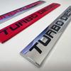 3d Chrome Metal Rear Trunk Car Badge Logo Turbo Diesel Emblem Sticker Body Decal Adhesive Stickers Accessories