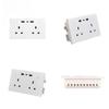 13A 2-way Smart Standard Wall Socket UK Outlet USB Type-C Charging Ports WiFi Remote Energy Monitoring Plug Touch Switch