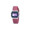 CASIO Customized watch modified series Red sand silver halo Purple marble mirror Fashion trend watch Life waterproof A158WA-1 A158WA-1