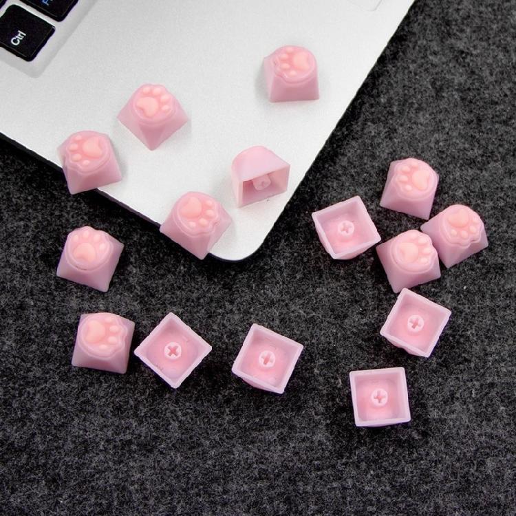 Color Resin Kitten Keycap for Mechanical Keyboards Perfectly Gift for Gamers and Keyboards Customizers