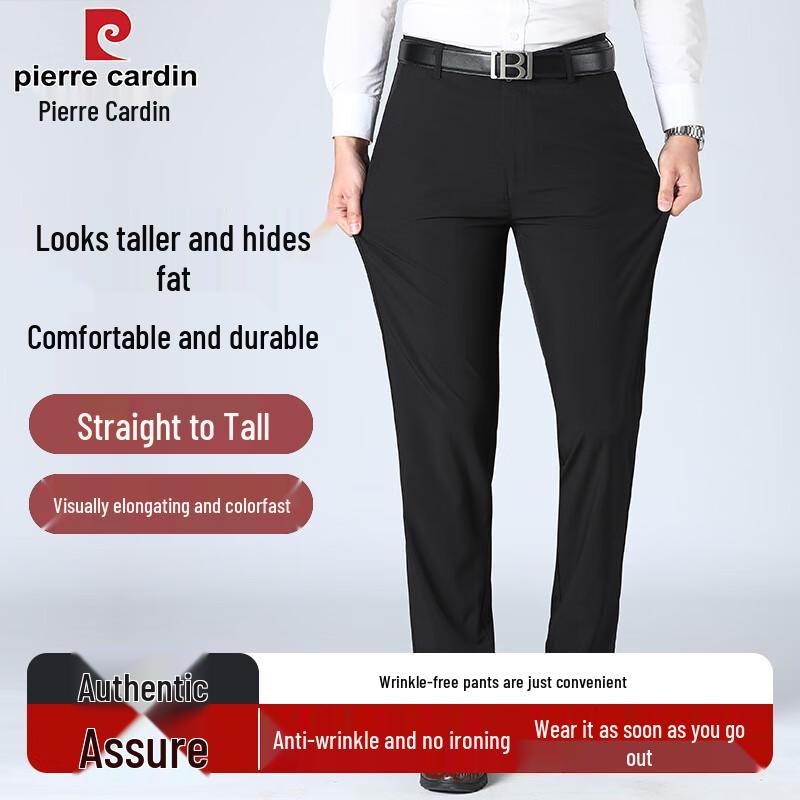 Pierre Cardin Men s Anti-Wrinkle Business Trousers 36