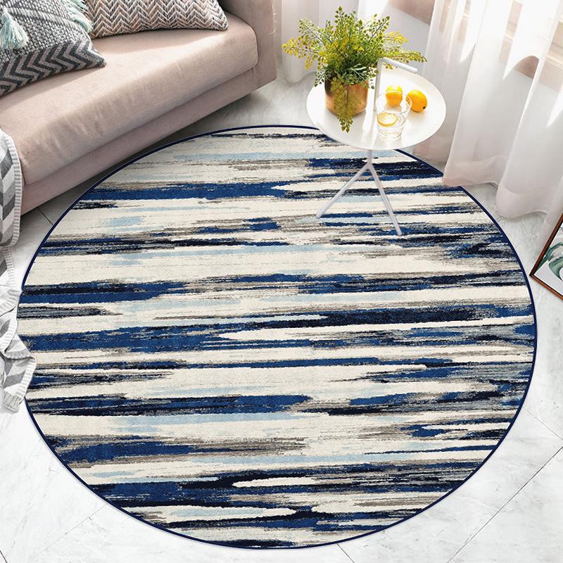Nordic Circular Carpet Living Room Bedroom Bedside Mat Dressing Table Computer Chair Floor Mat