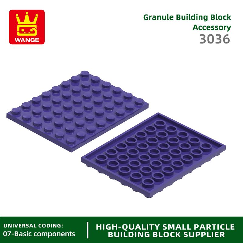 15Pcs/Lot 3036 6x8 Dots Plate Construction Bricks Basic Components Board Blocks Works With all Brand Playthings Ideal For Children Gift Idea Box