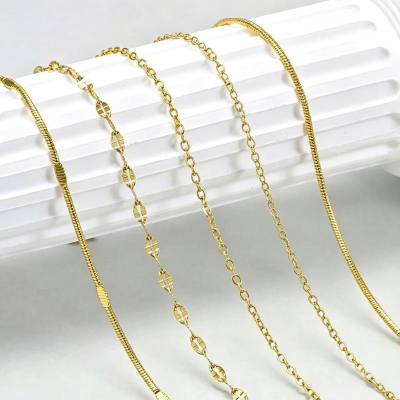 Waterproof Layered Link Chain Anklets Bracelet for Women, Gold Plated Foot Leg Anklets Summer Boho Beach Jewelry Adjustable