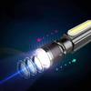 Multifunctional T6 Zoom Flashlight with Side Light
